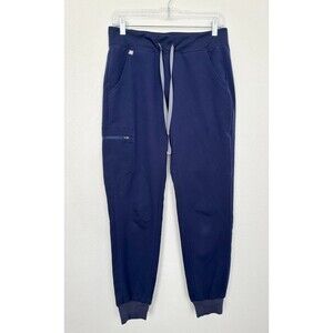 FIGS Zamora Jogger Scrub Pant Navy Blue Medical Women's Small